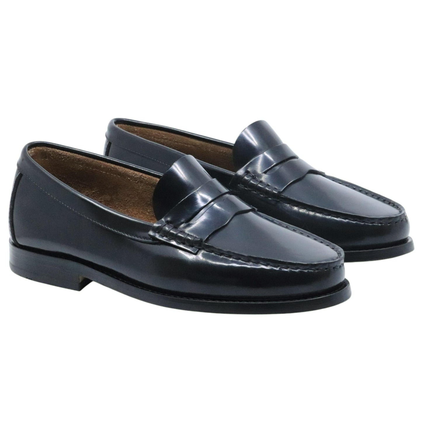 Mocassino donna Saxone of Scotland 14 S in pelle nera 