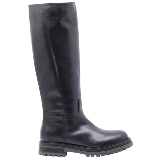 Stivale da donna The Seller da donna realizzato in pelle di colore nero 