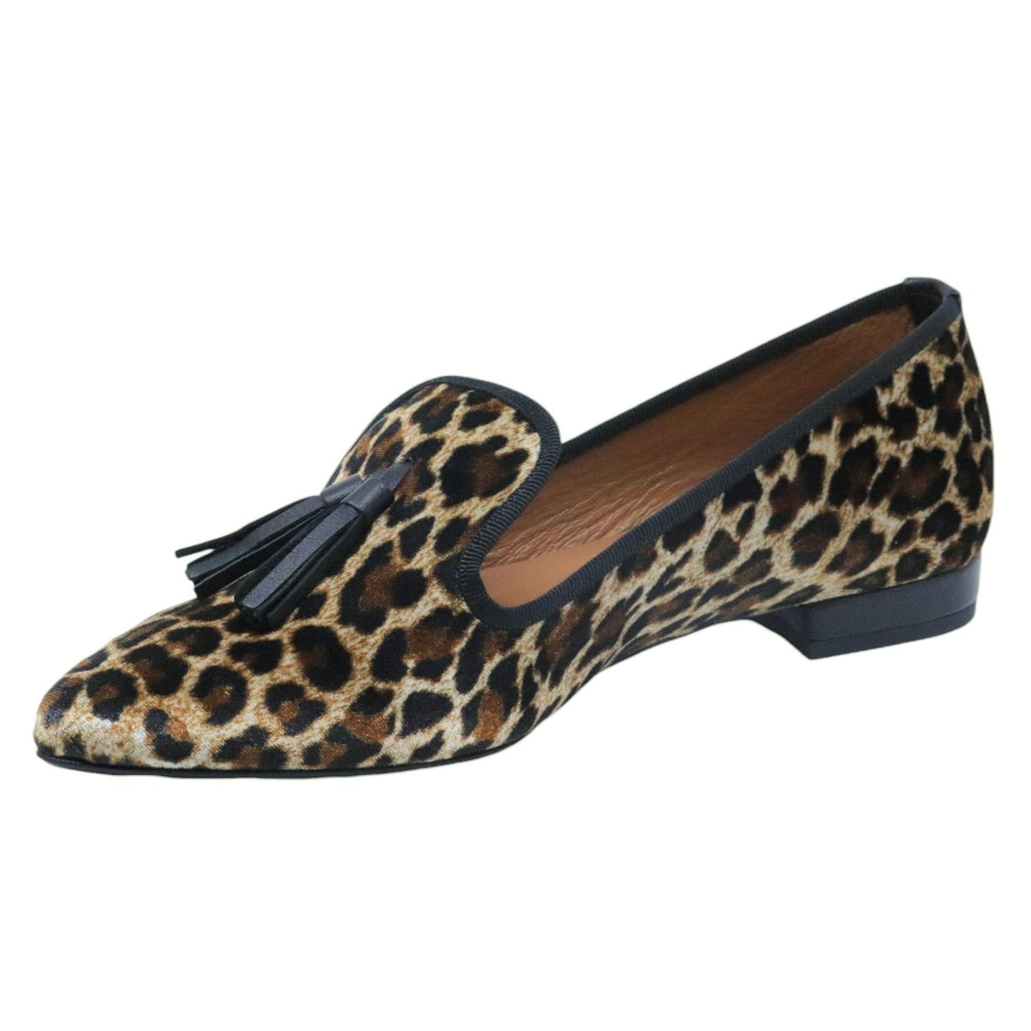 Ballerina da donna Jaffè modello 641 in velluto cavallino maculato 