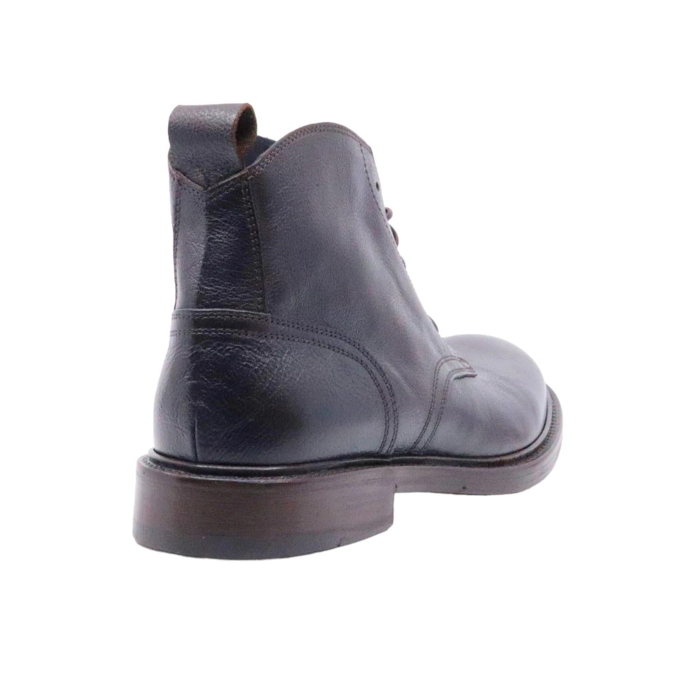 Stivaletto uomo Seboy's in pelle di colore marrone 