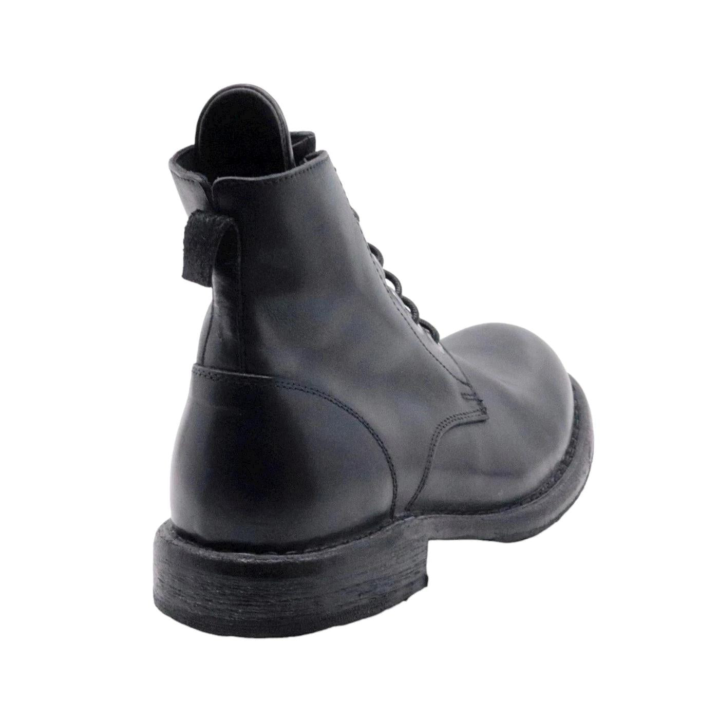 Stivaletto Moma 51301B Cera da uomo in pelle nero 