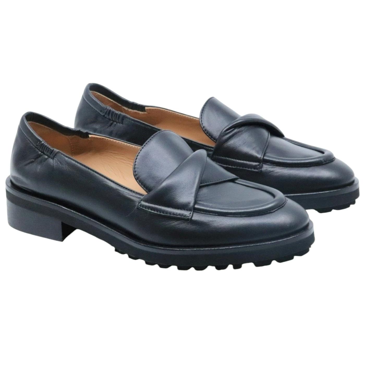 Mocassino donna Fabio Rusconi 2417 in pelle nero 