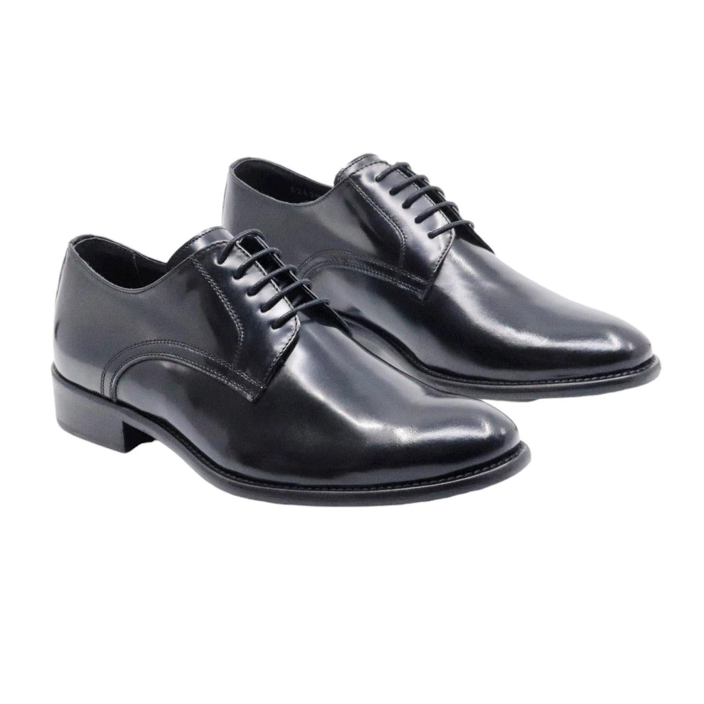 Scarpa Derby uomo Florsheim in pelle spazzolata di colore nero 