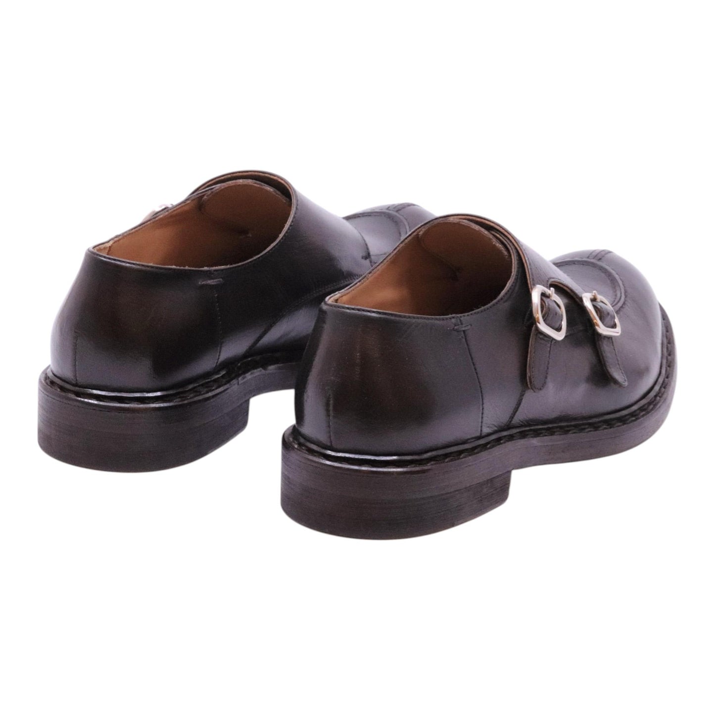 Crispiniano 6092 scarpa uomo doppia fibbia 