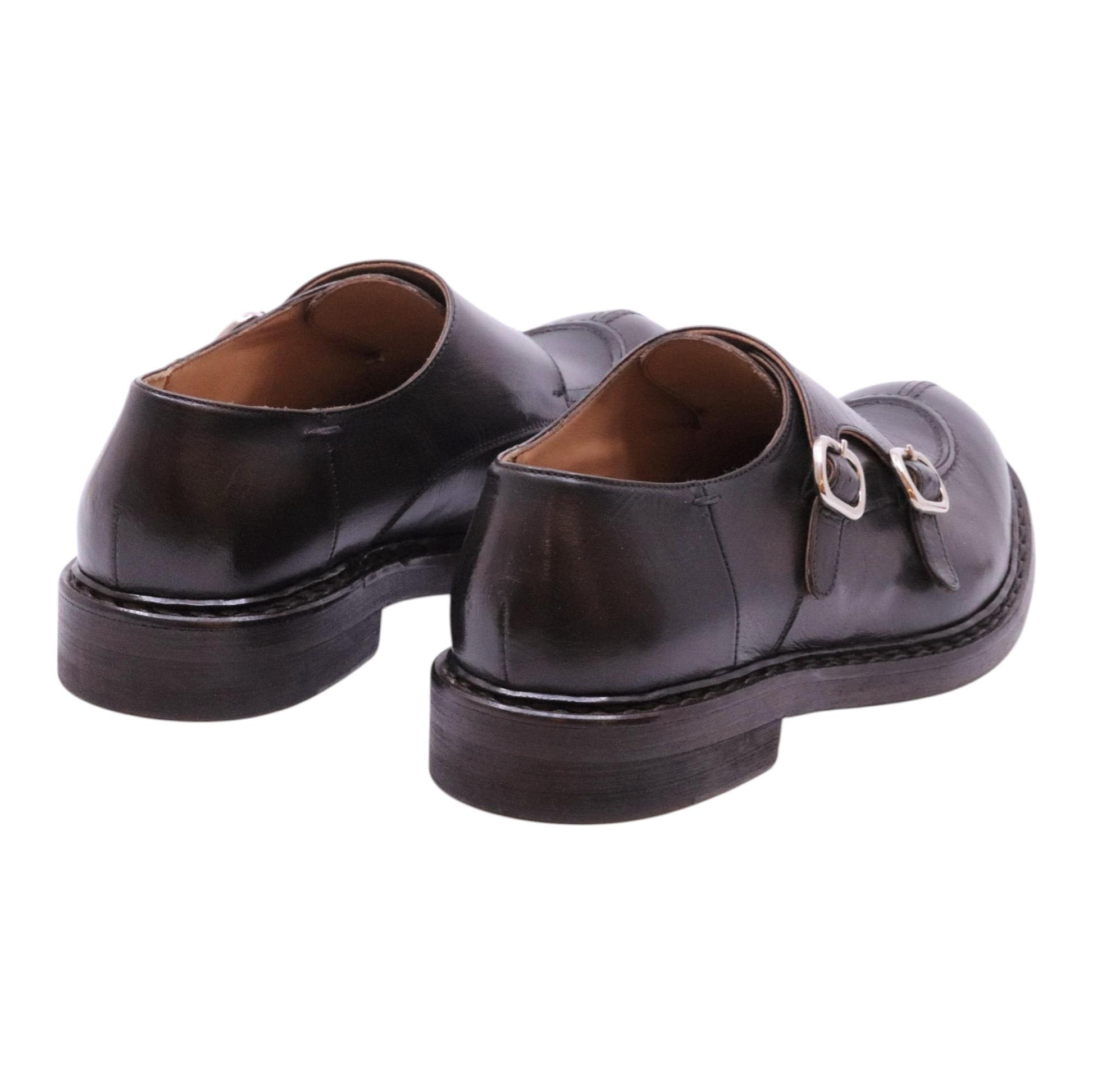 Crispiniano 6092 scarpa uomo doppia fibbia 