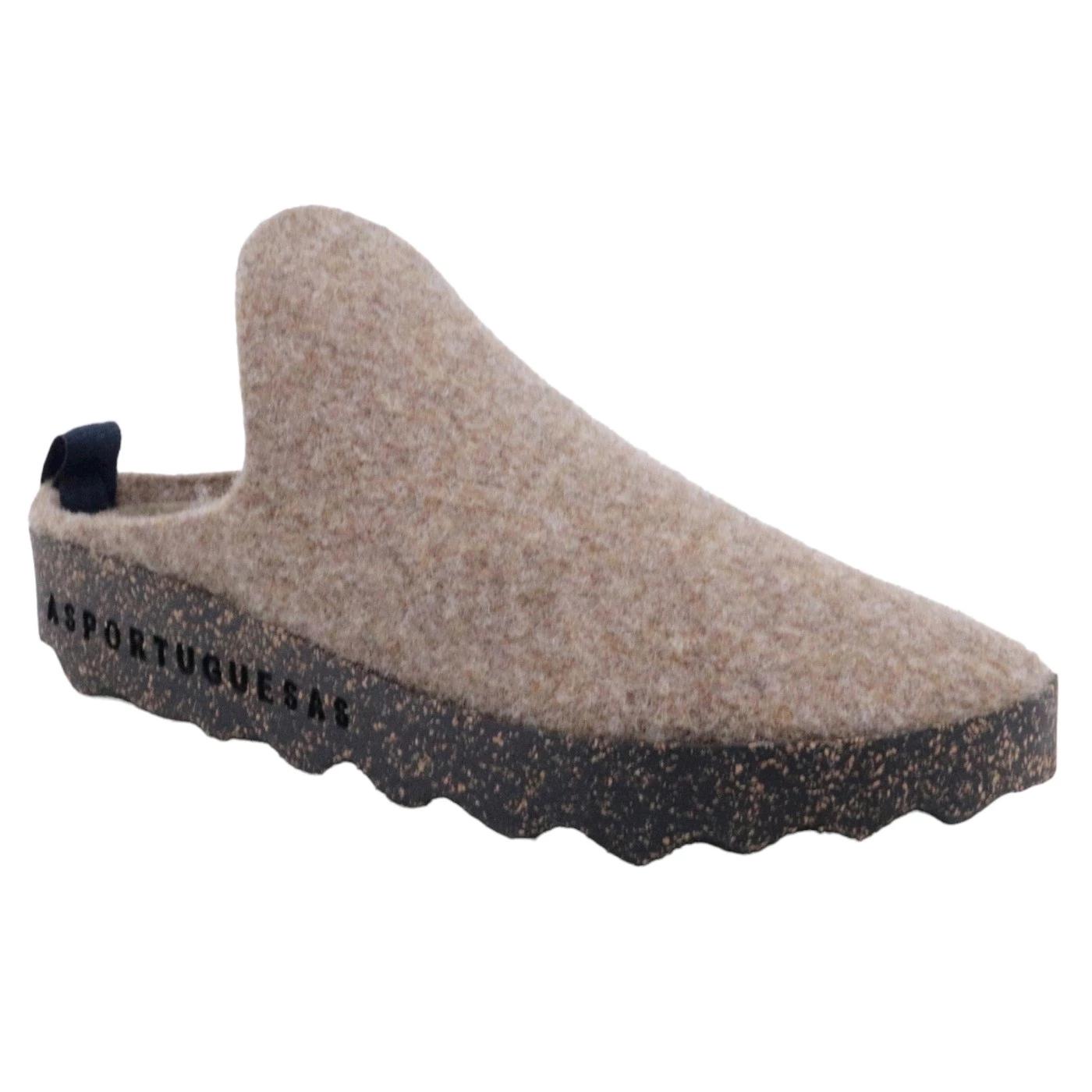 Ciabatta uomo Asportuguesas Come in lana naturale 