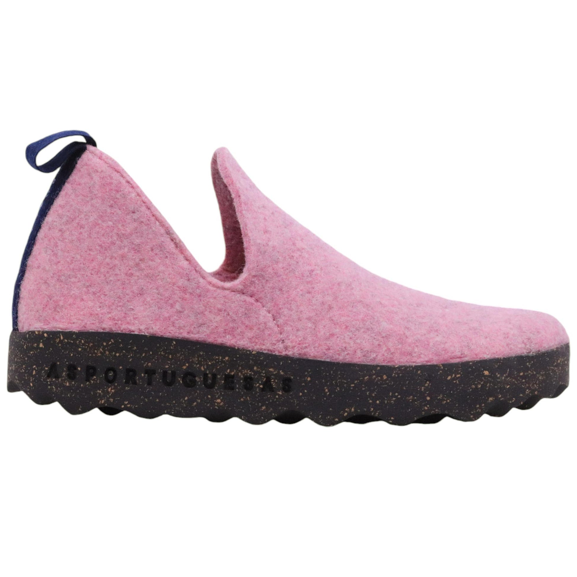 Asportuguesas City scarpa donna in lana rosa 