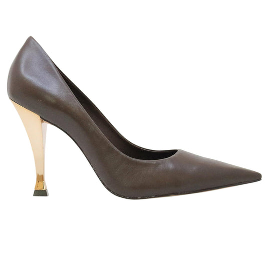 Carrano 873002 décolleté donna in pelle marrone 