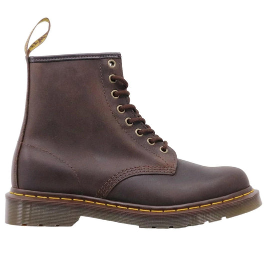 Dr. Martens 1460 Crazy Horse anfibio unisex pelle marrone effetto used 1460-GAUCHO-DKBROWNDARK BROWN DR MARTENS