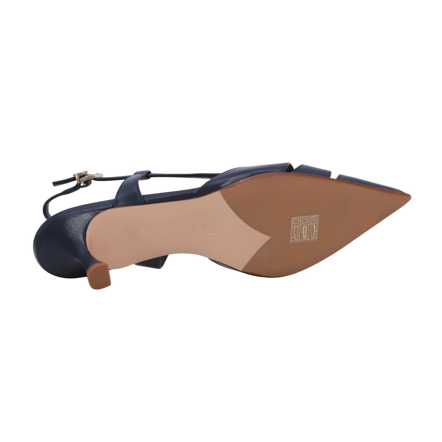 Sergio Levantesi Edda6 Tryde blu cosmo slingback donna in pelle 