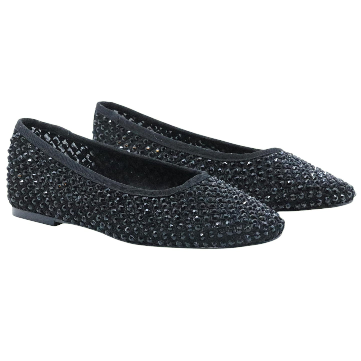 Ballerina Steve Madden Marli in tessuto a rete nero 