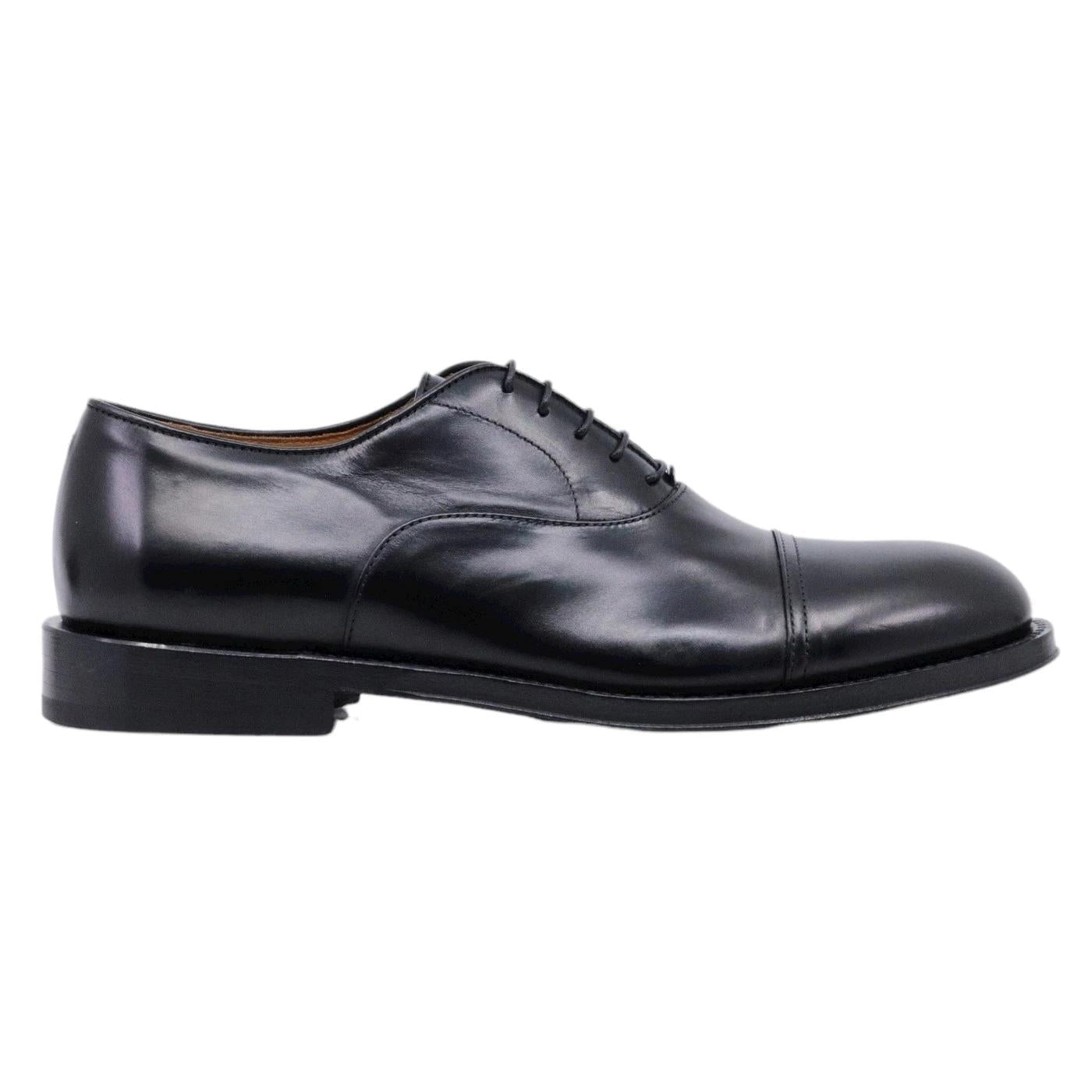 Scarpa Oxford uomo Corvari in pelle nera 