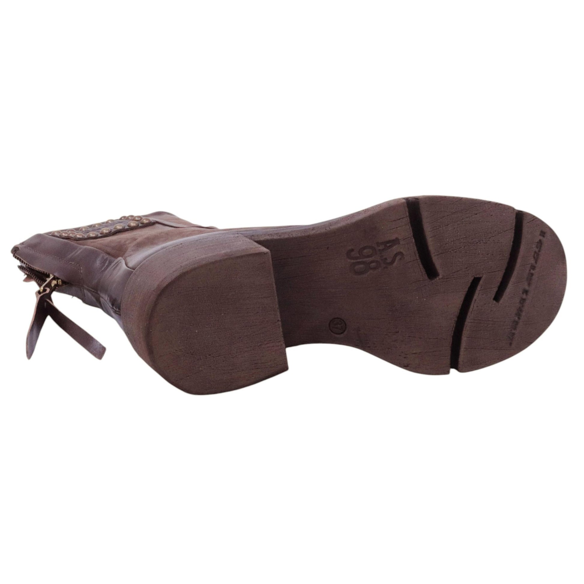 AS98 Eclipse A89227 stivaletto donna in pelle marrone ebano 