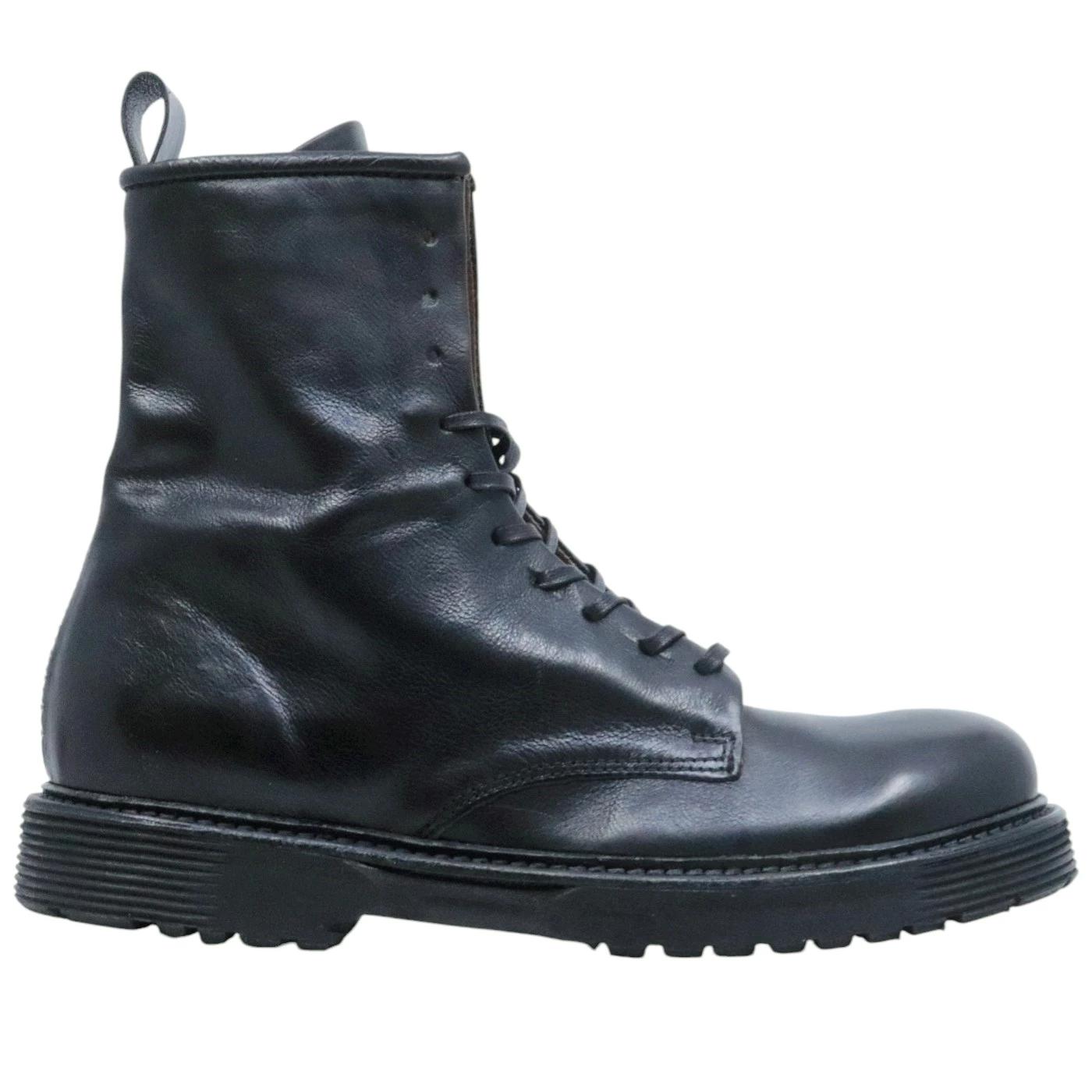 Stivaletto uomo AS98 U32201 in pelle nera 