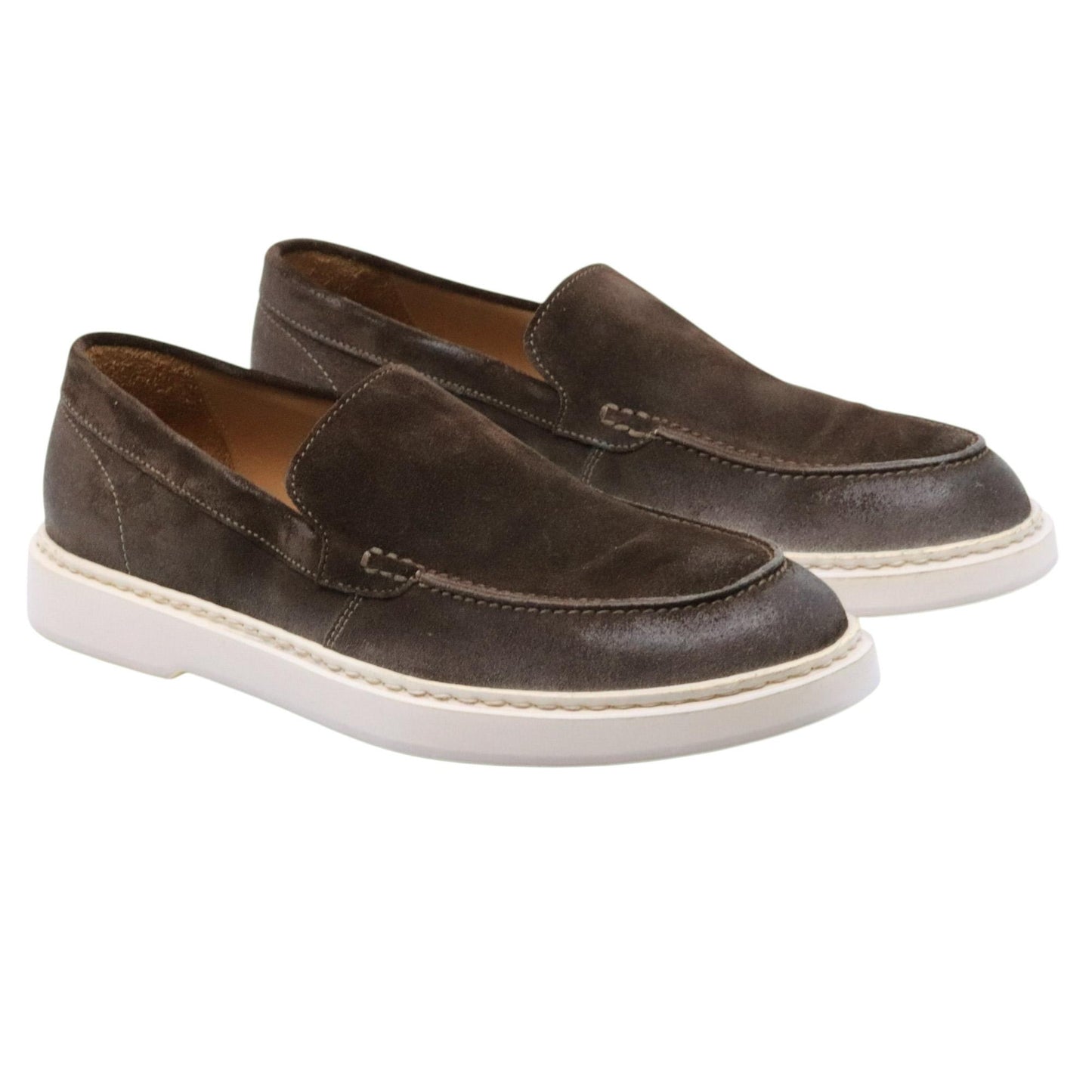 Mocassino uomo Moma 13501E in camoscio marrone 