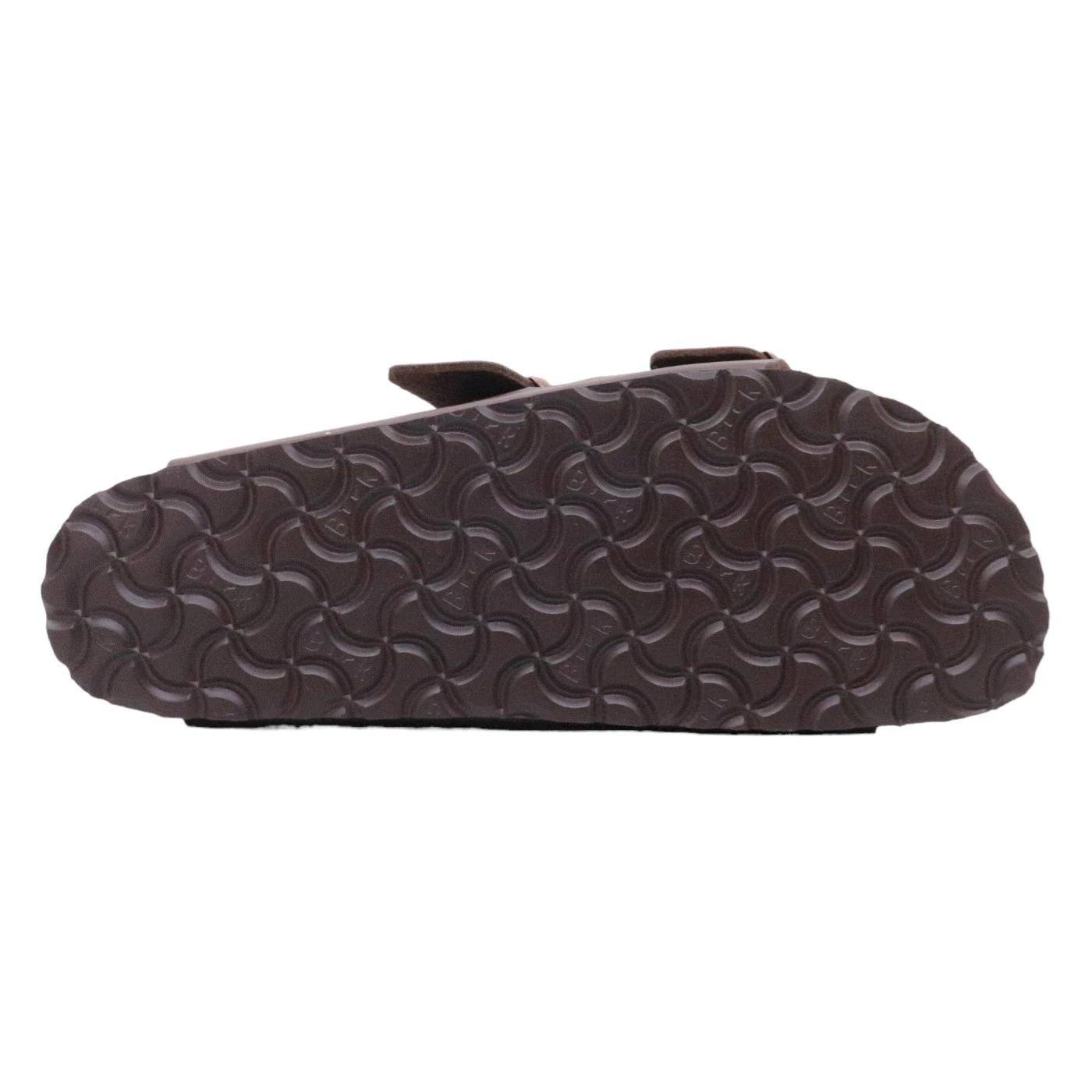 Birkenstock Arizona Birko-Flor sandalo doppia fascia Dark Brown calzata Narrow 