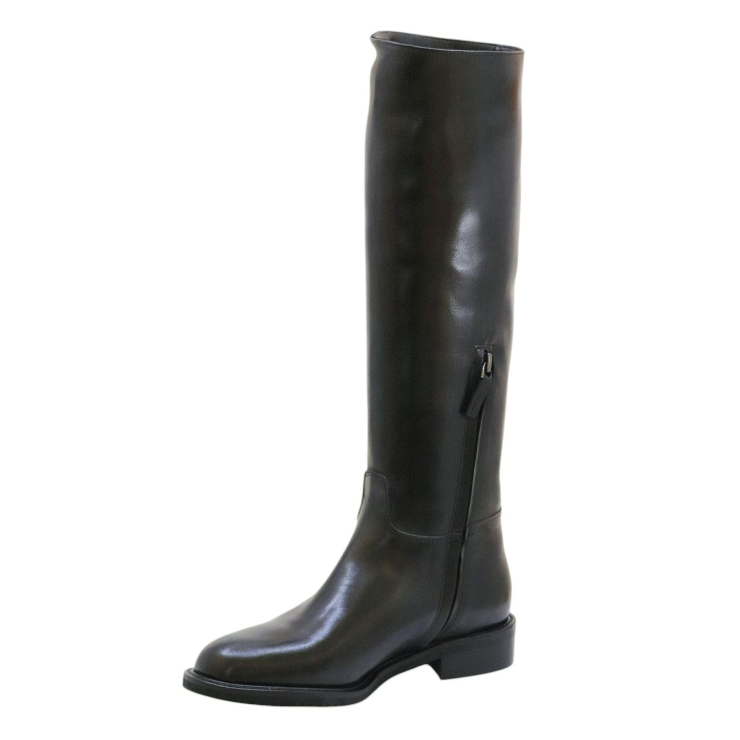 The Seller MW526 stivale donna in pelle nera 
