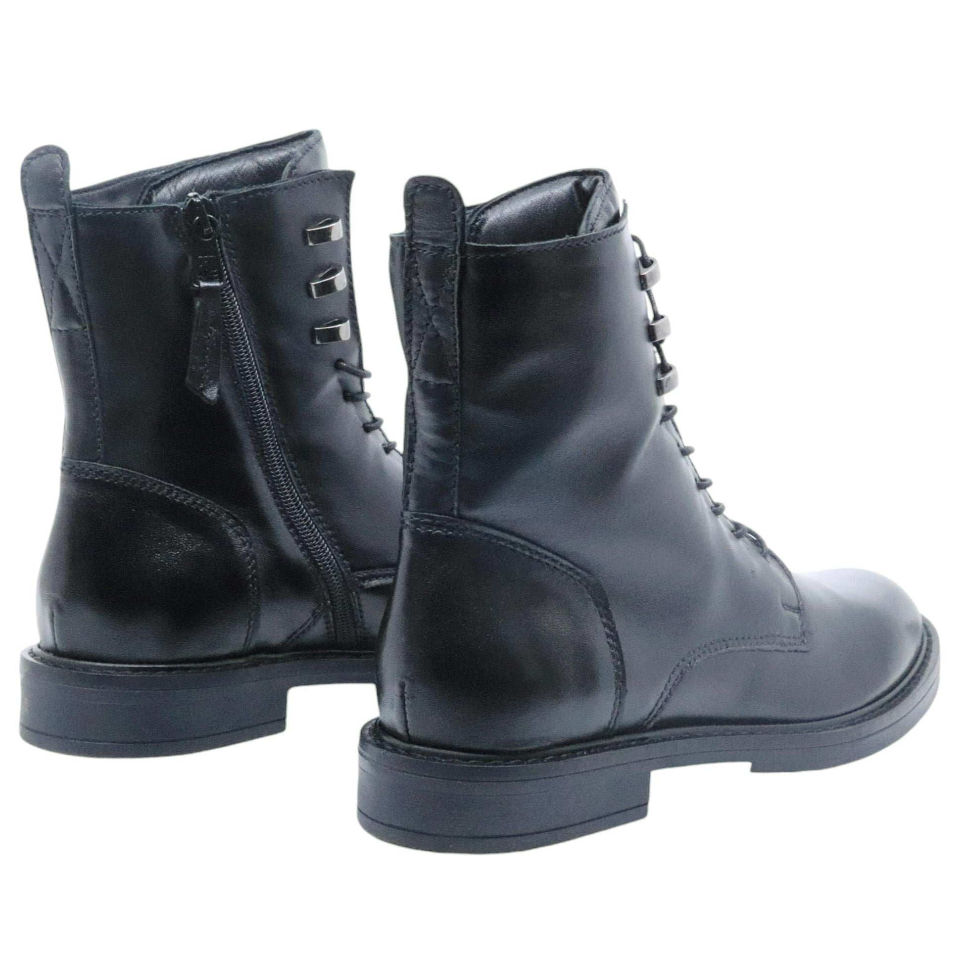 Stivaletto Mjus T81208 da donna in pelle nera 