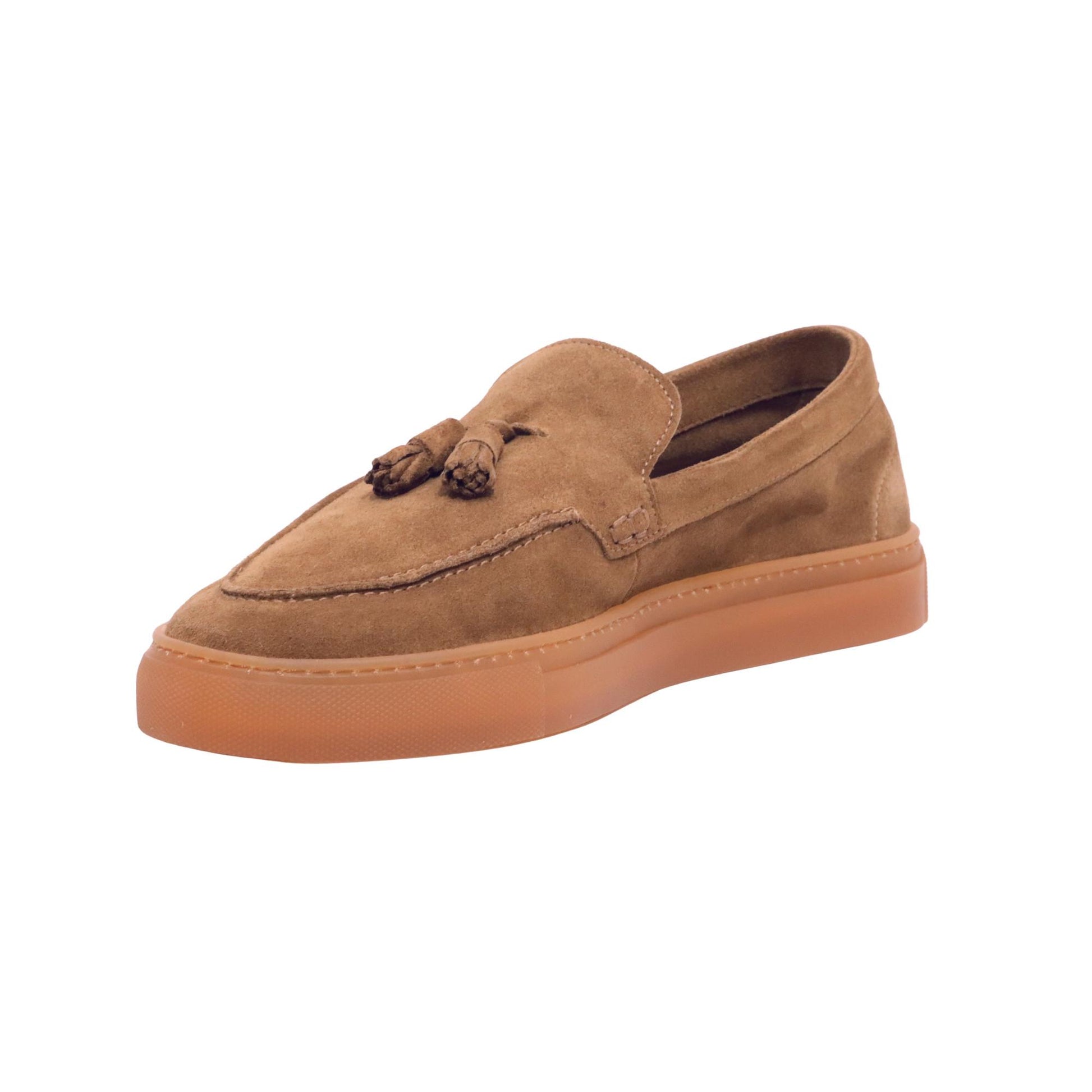 Copenhagen Studios CPH169 mocassino uomo in camoscio brown 