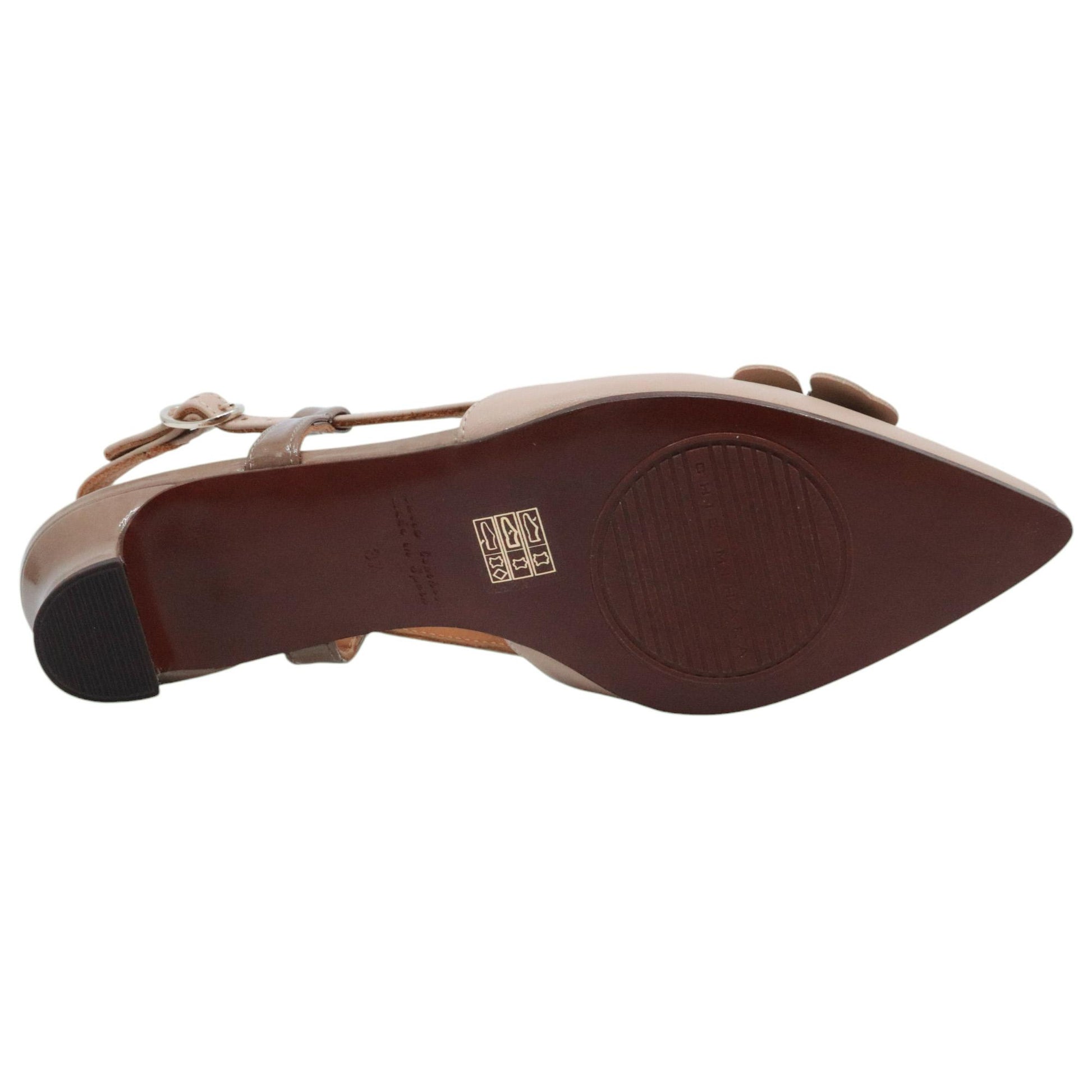 Chie Mihara Hazel slingback donna in pelle tan 