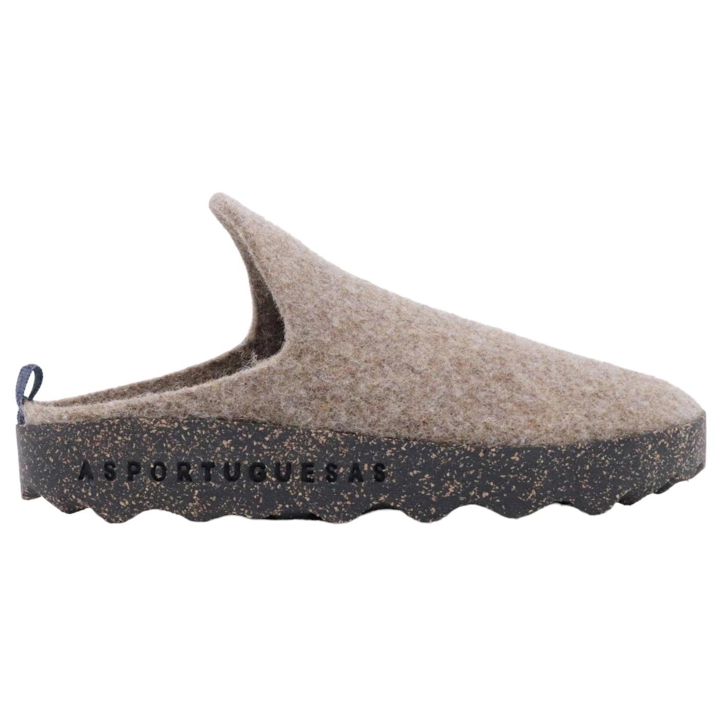 Ciabatta uomo Asportuguesas Come in lana naturale 