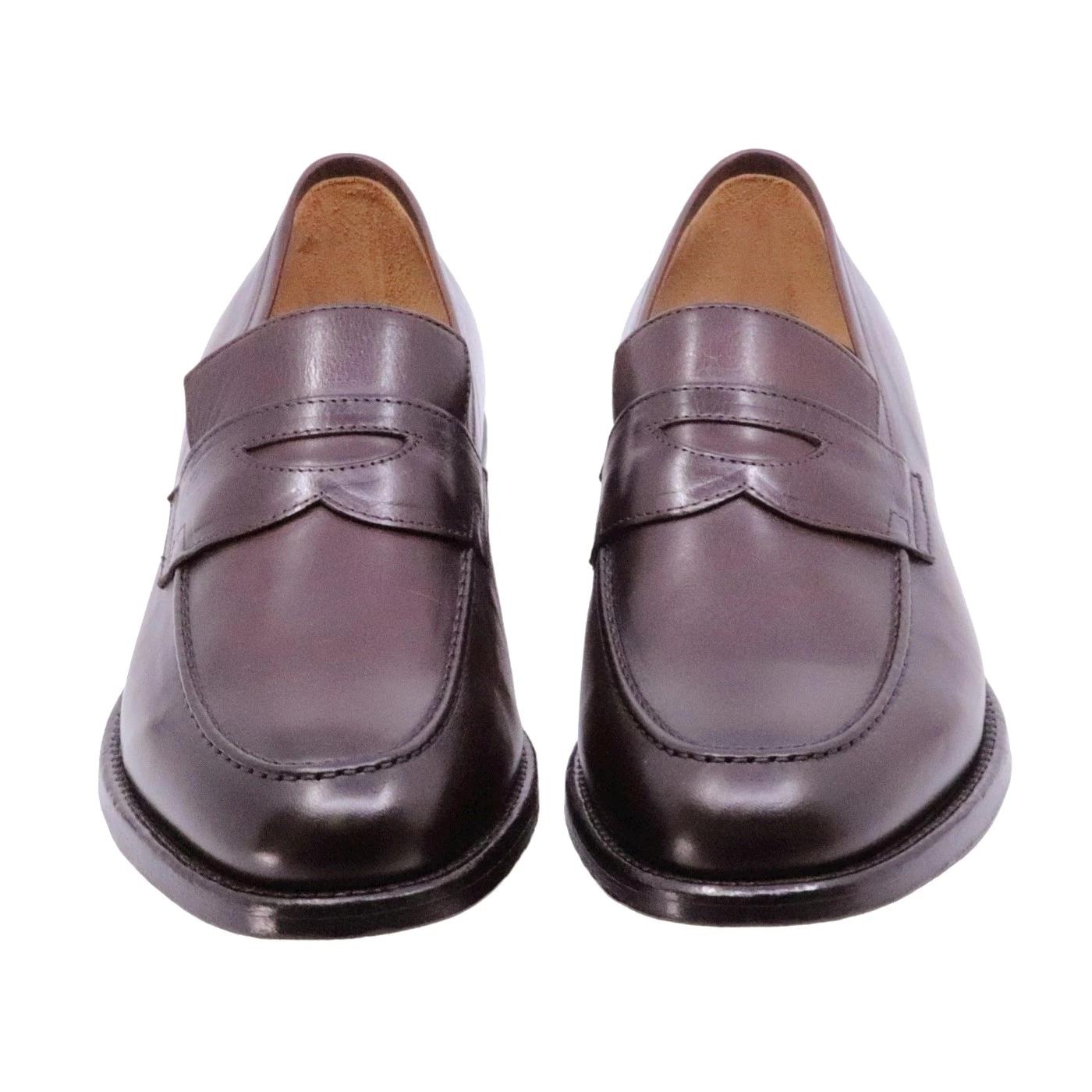 Mocassino uomo Corvari 1830 in pelle bordeau 