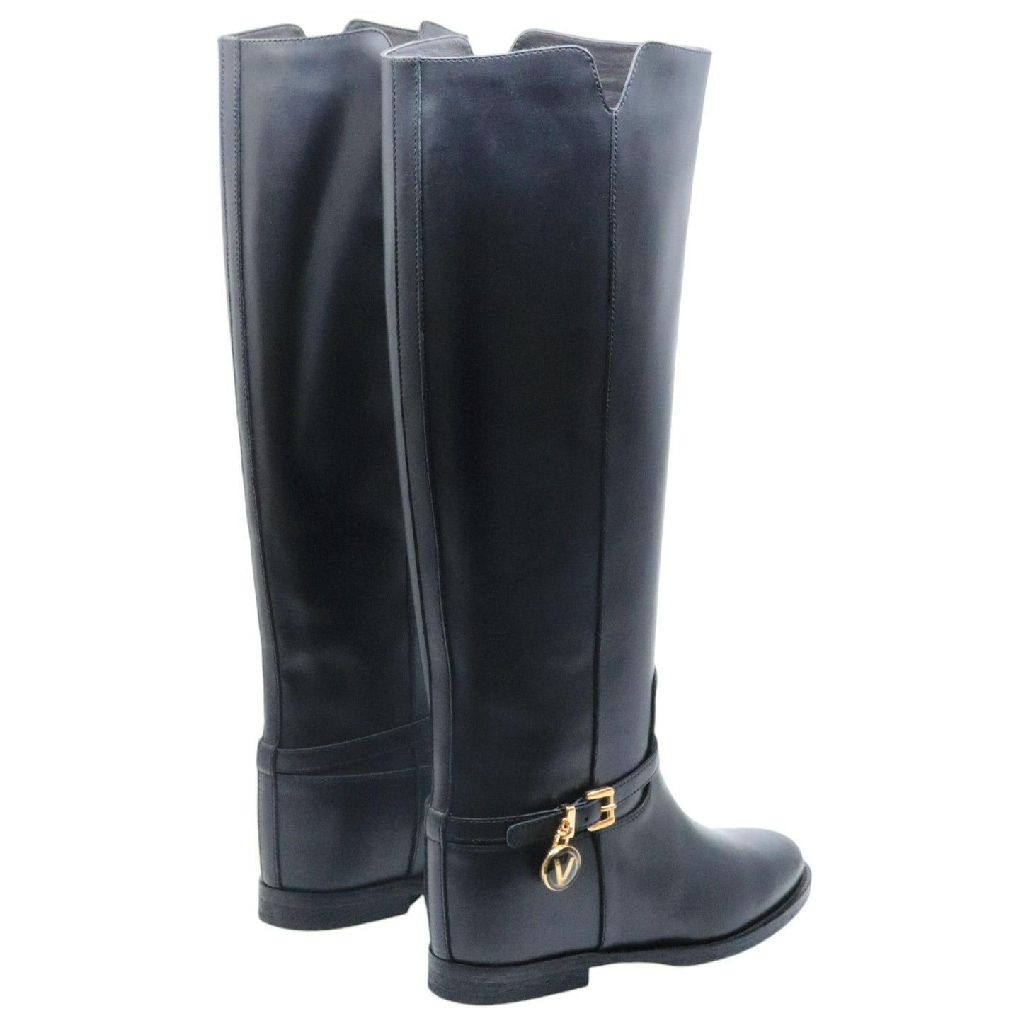 Stivale Via Roma 15 4252 in pelle nera 