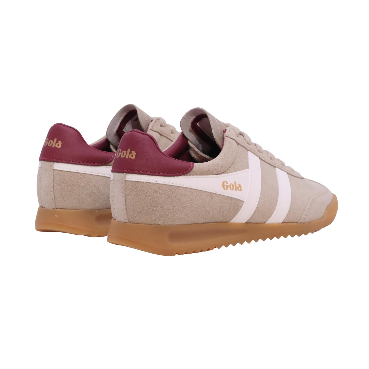 Gola Torpedo Trainers Bone con talloncino bordeaux sneaker donna 