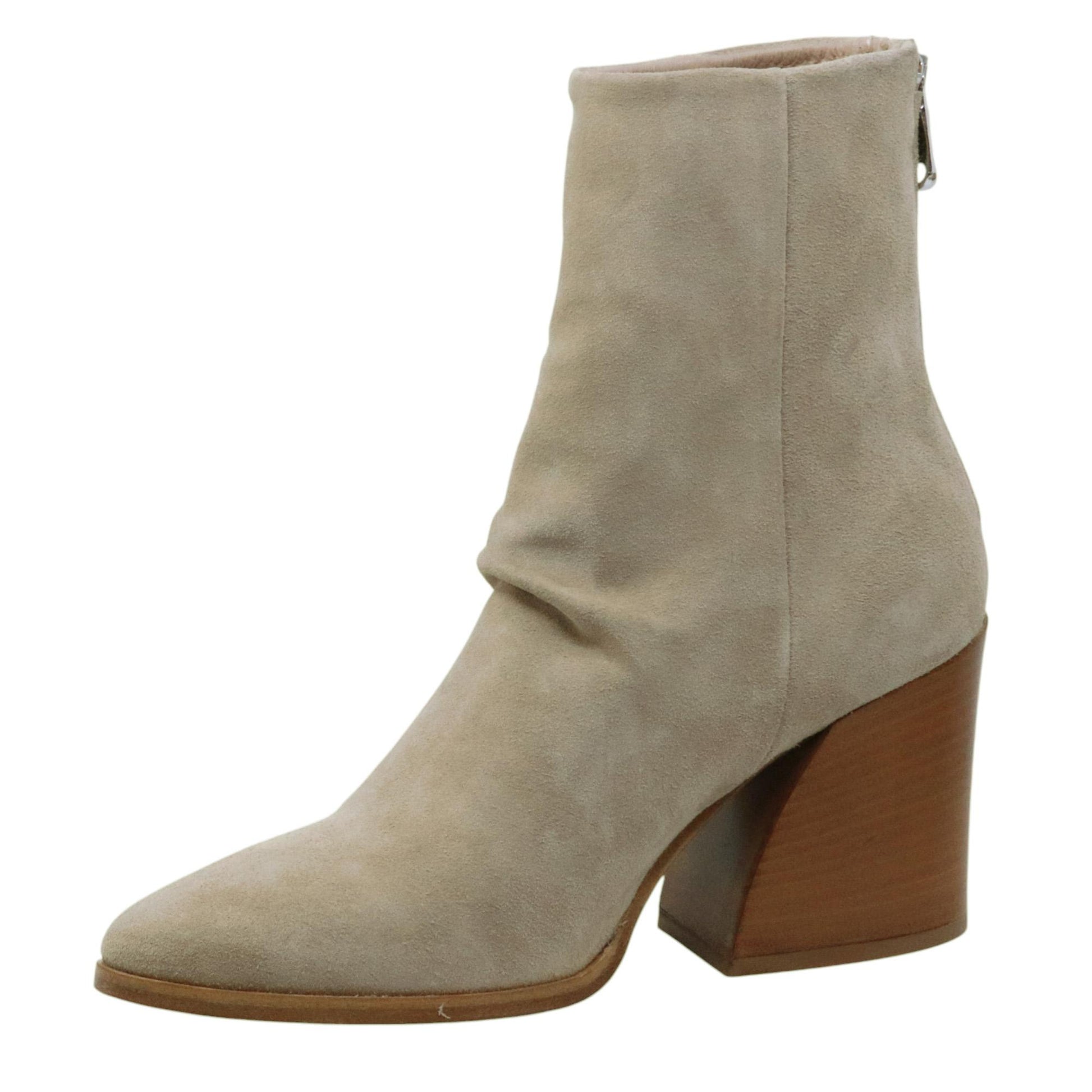 Stivaletto donna Curiositè 1636 in camoscio taupe 