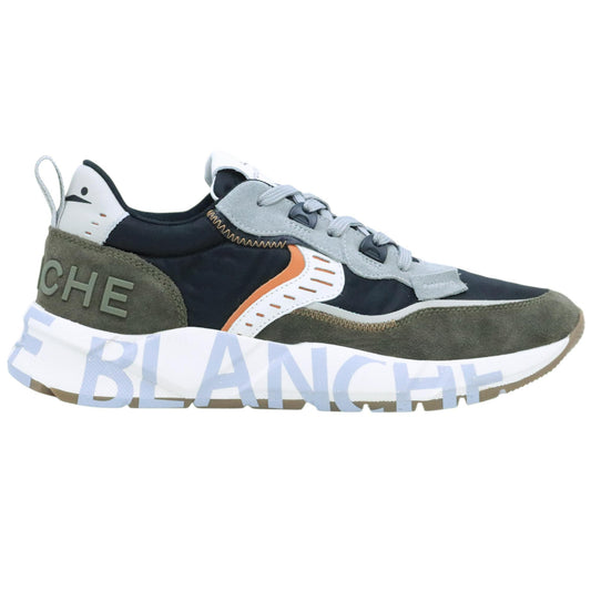 Voile Blanche Club 01 Sneaker uomo in camoscio verde 