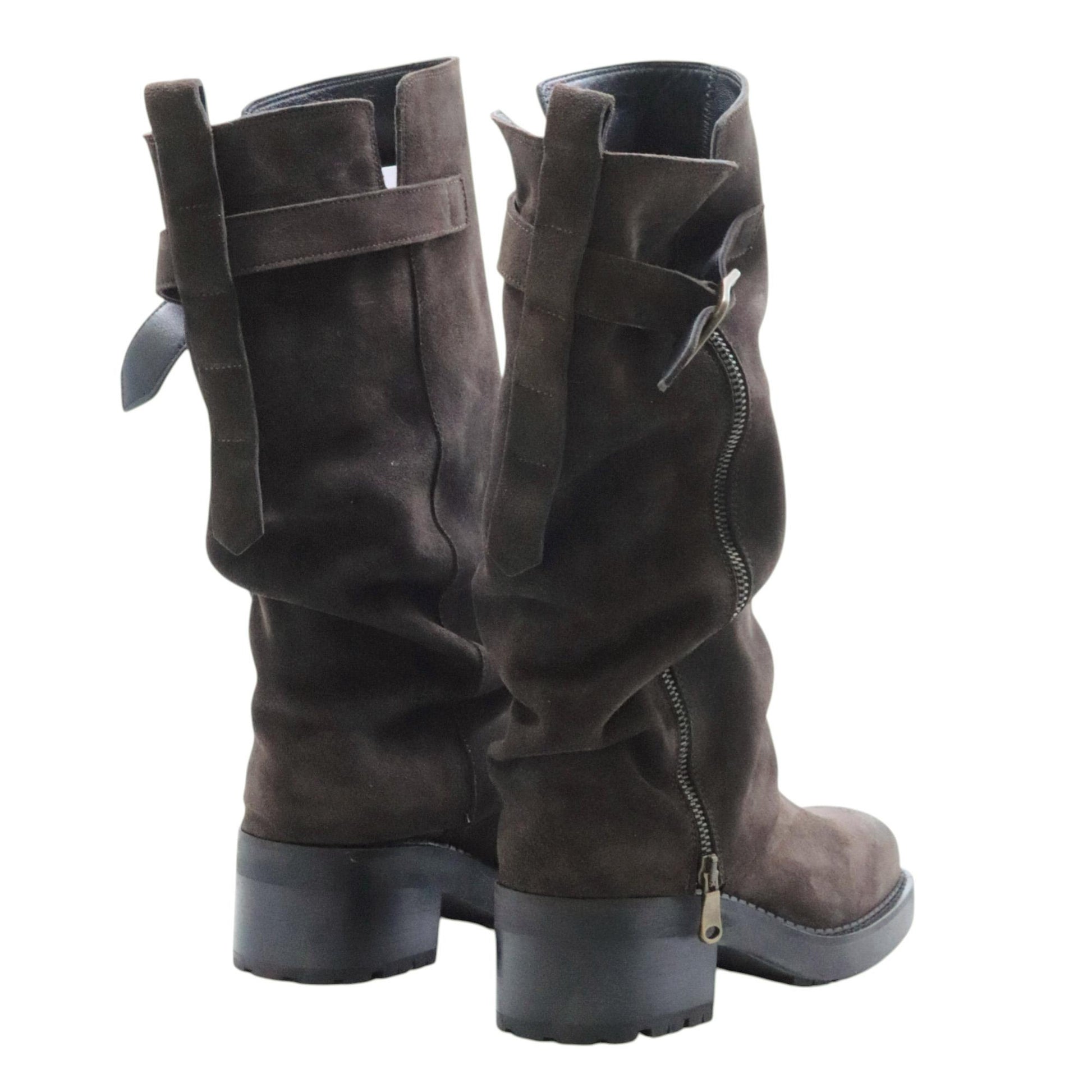 stivale da donna in camoscio marrone 2828CORTINATMORO CURIOSITÈ