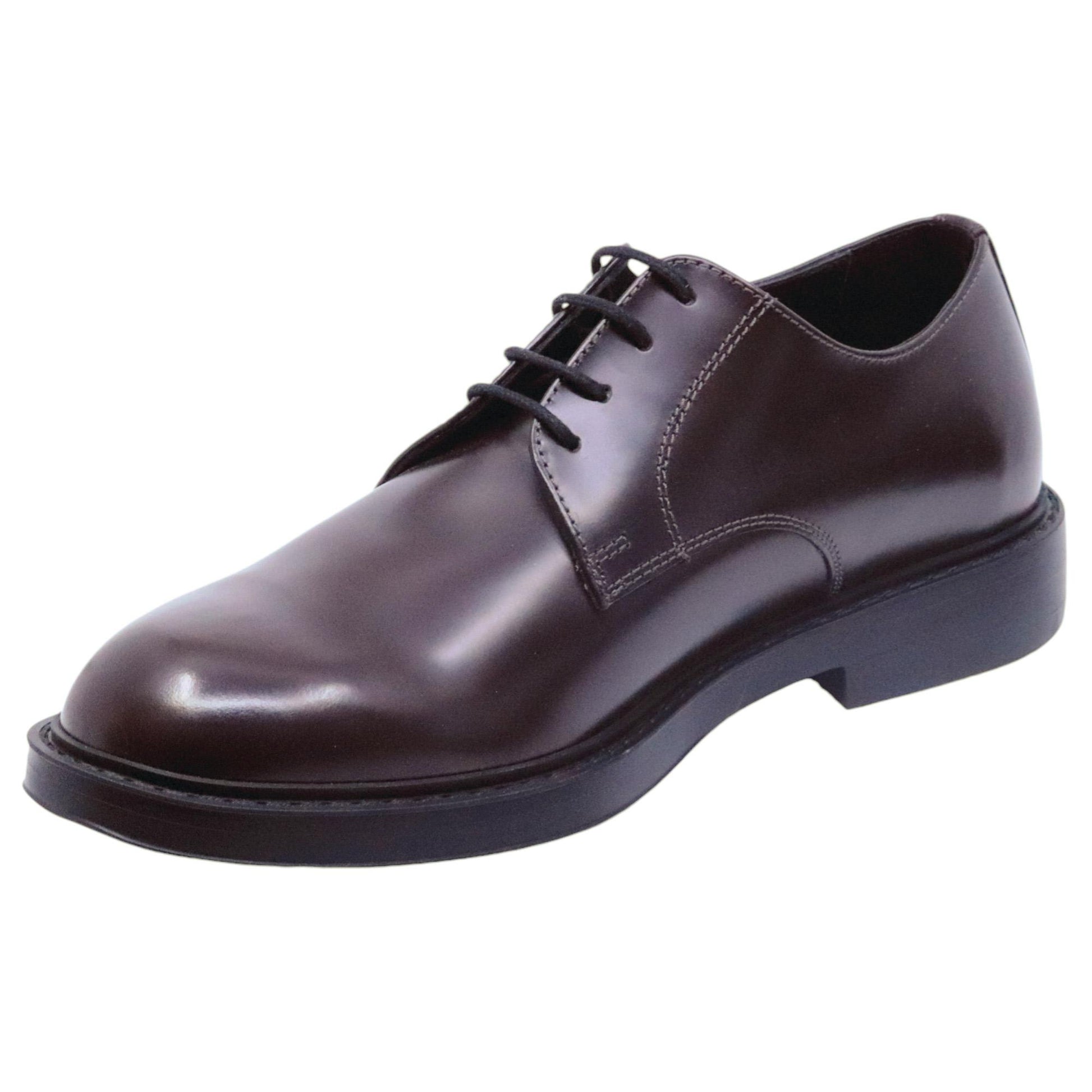 Scarpa Derby Antica Cuoieria 22938 in pelle bordeaux 