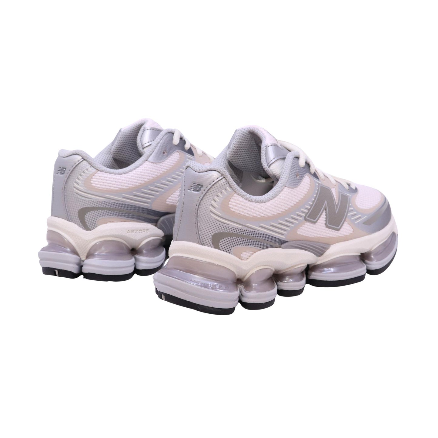 New Balance ABZORB 2000 sneaker in tessuto grigio e rosa 