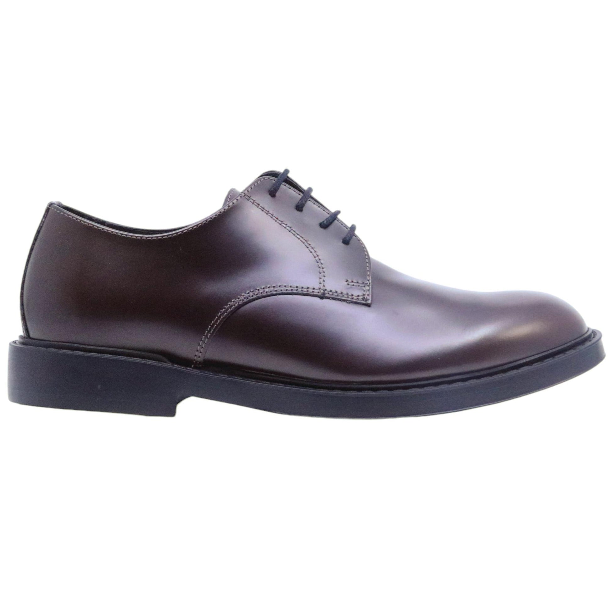 Scarpa Derby Antica Cuoieria 22938 in pelle bordeaux 