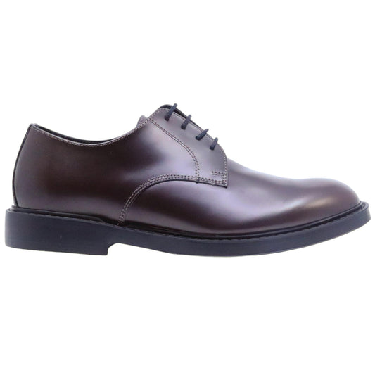 Scarpa Derby Antica Cuoieria 22938 in pelle bordeaux 
