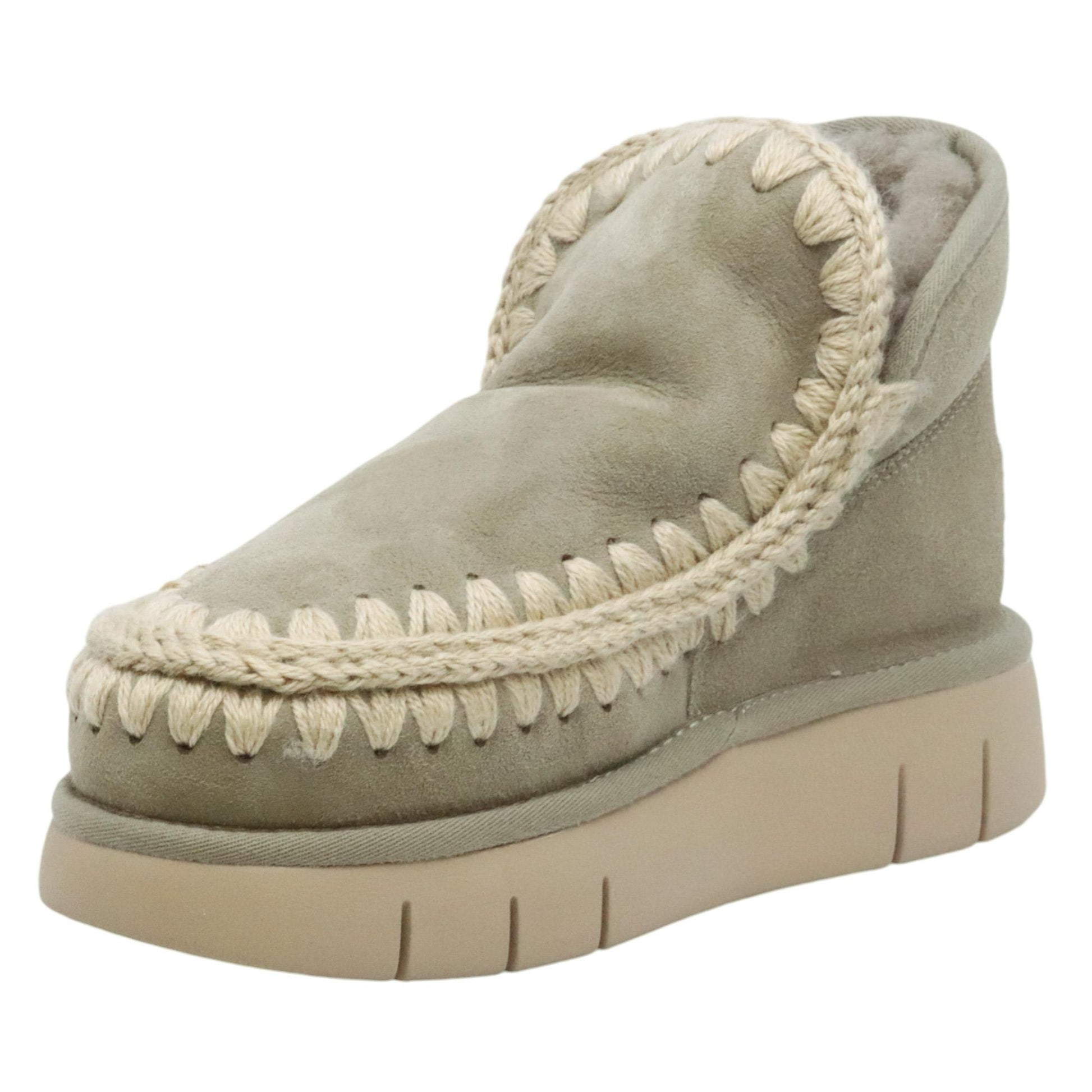 Mou Eskimo Bounce sneaker stivaletto donna in montone loak ESKIMOBOUN-SNEALOAKLAUREL OAK MOU