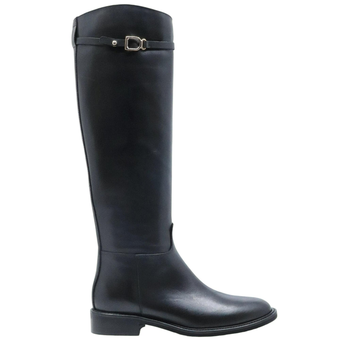 The Seller MW549 stivale donna in pelle nera 
