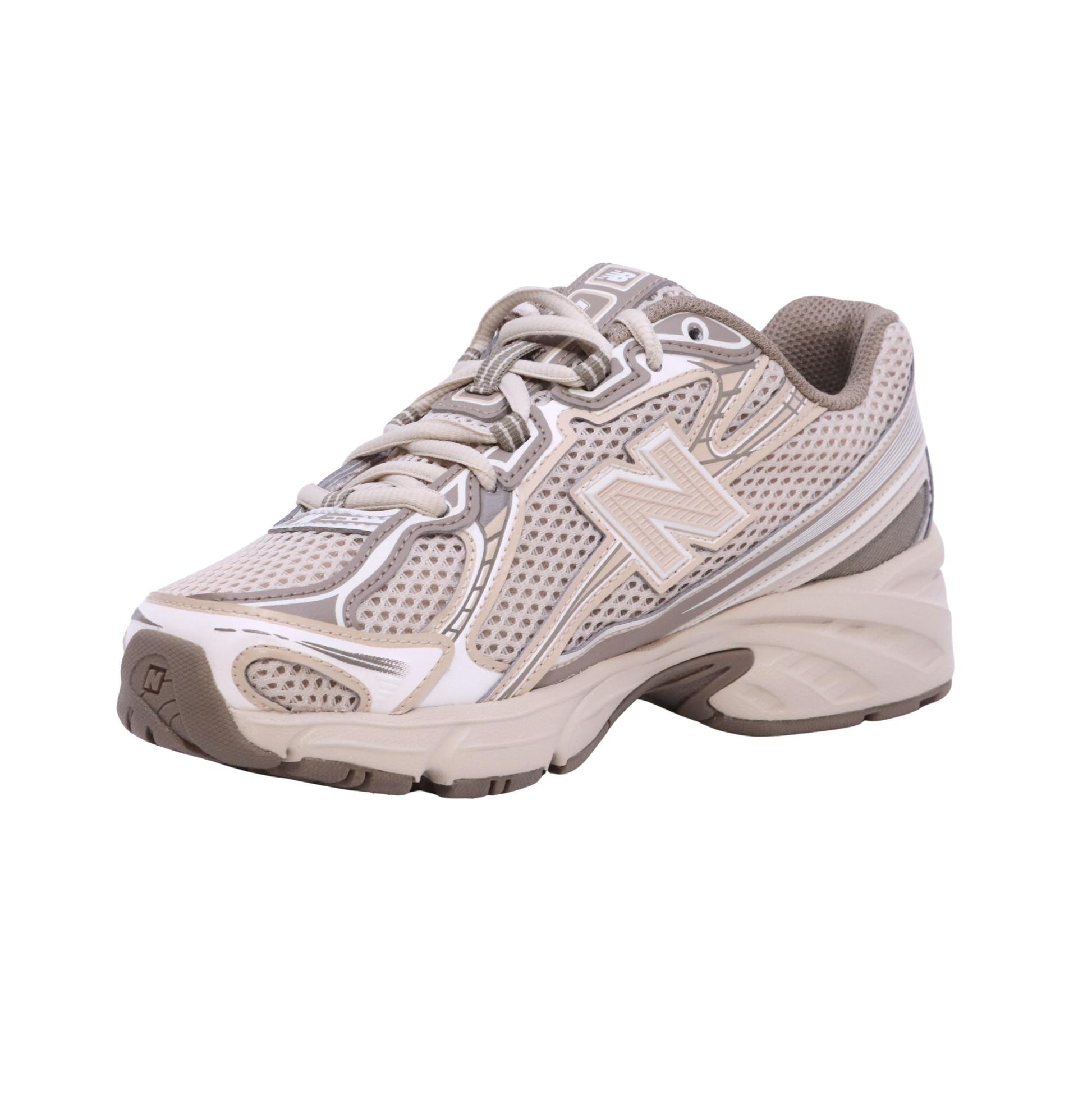 New Balance 740 Natural Green sneaker in tessuto 