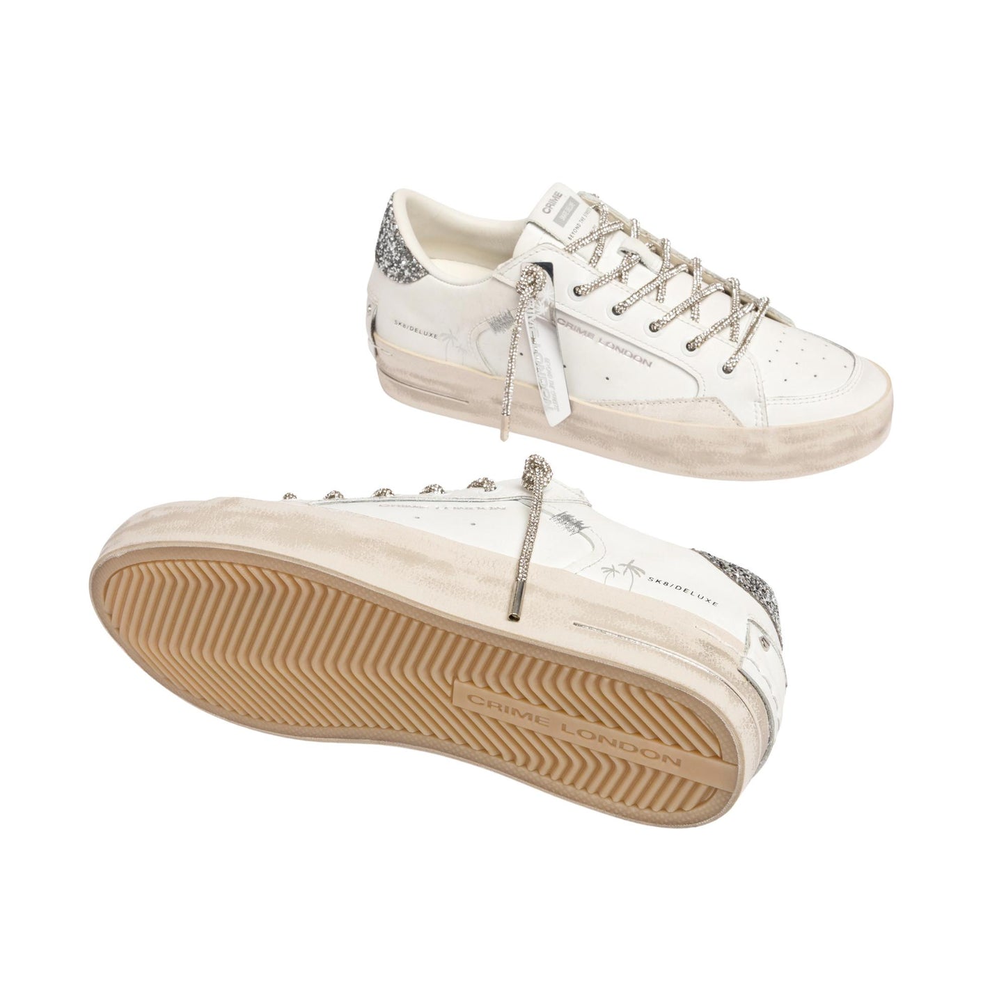 Crime London SK8 Deluxe Always Shining 29111 sneaker donna in pelle 