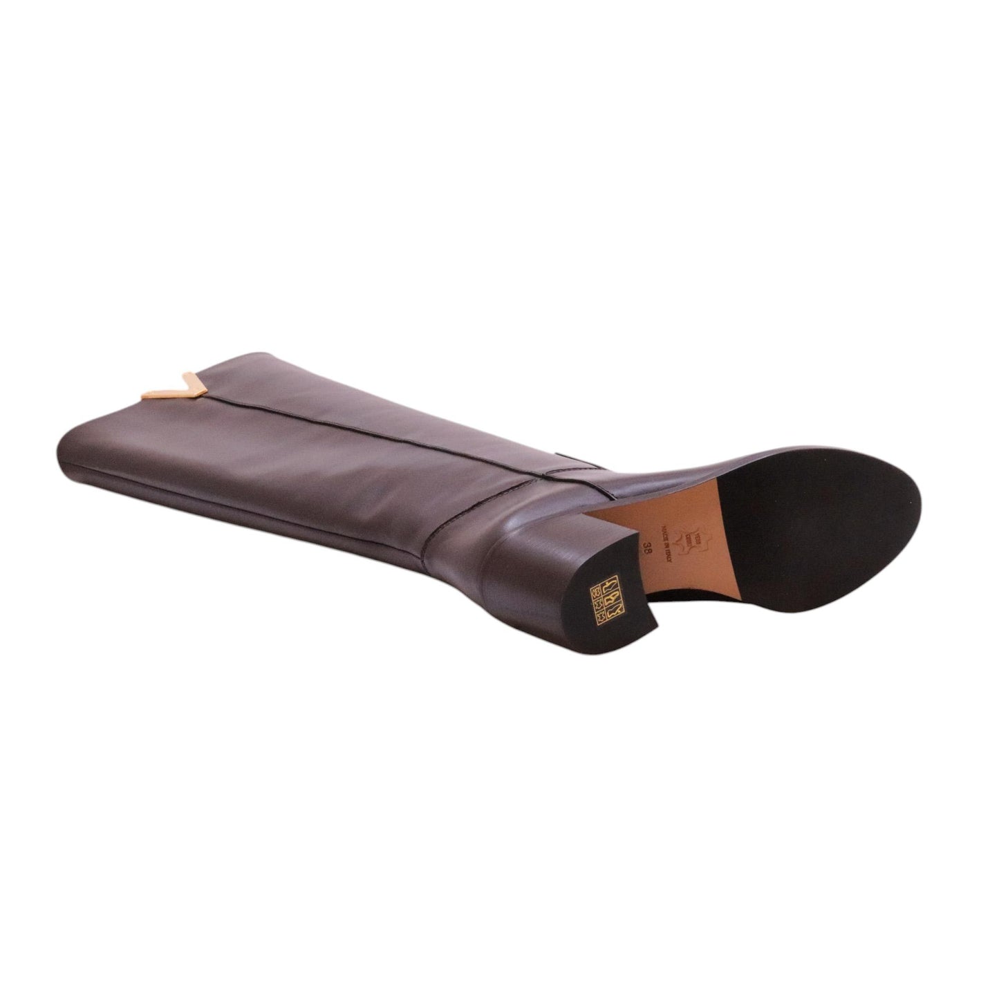 Stivale Via Roma 15 4041 in pelle marrone 