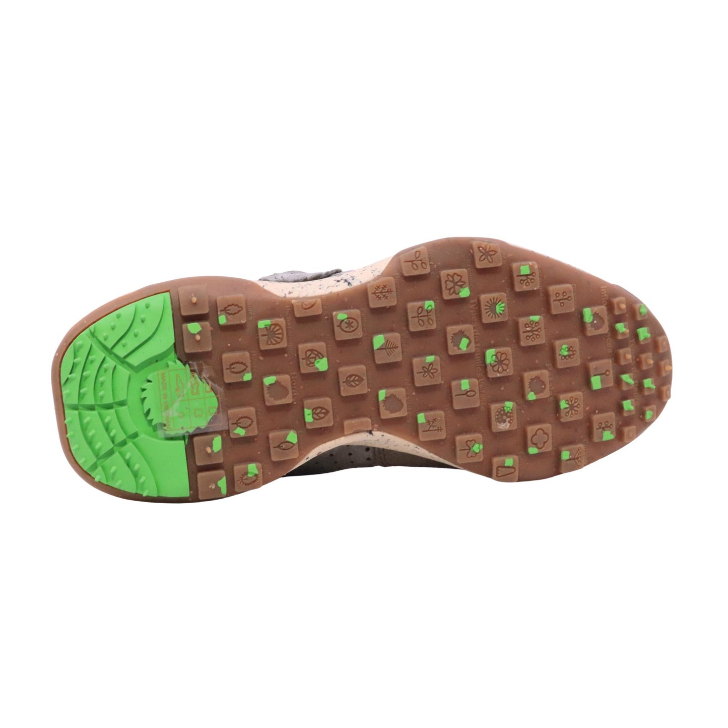 Satorisan Chacrona Laser Premium Wild Grass sneaker uomo in camoscio e pelle traforata 
