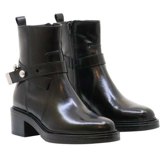 MJUS Charmi L99204 stivaletto donna in pelle nera 