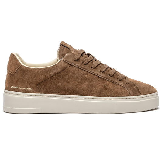 Crime London 11401 Belize sneaker da uomo in camoscio marrone 