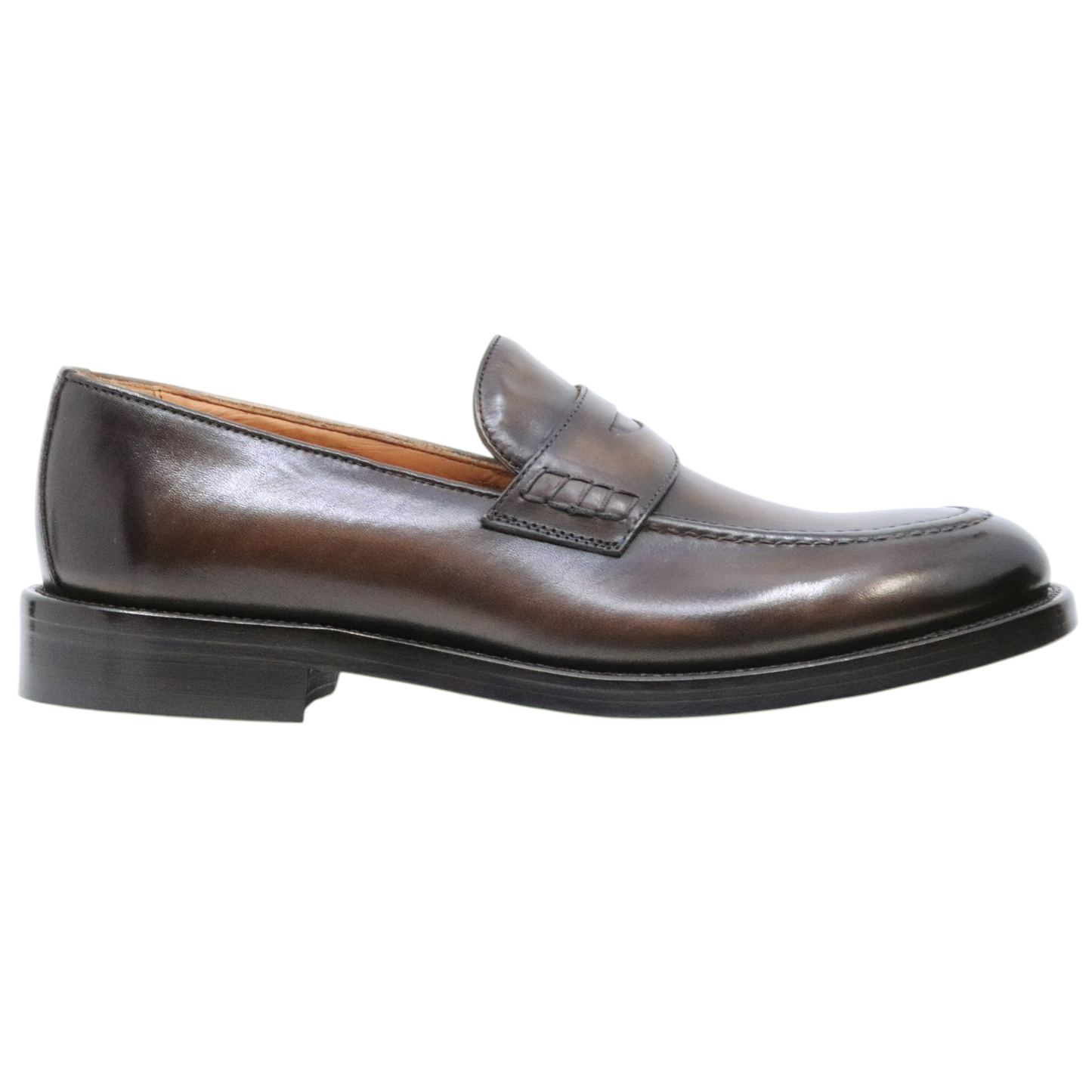 mocassino uomo in pelle marrone 3510CRUSTBROWN CRISPINIANO