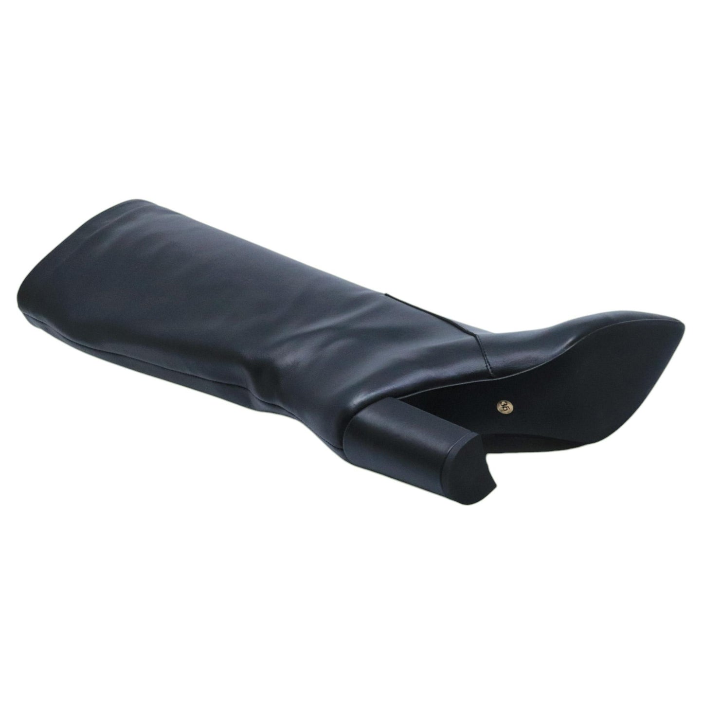 Stivale donna con tacco Ranyé 1000 in pelle nera 