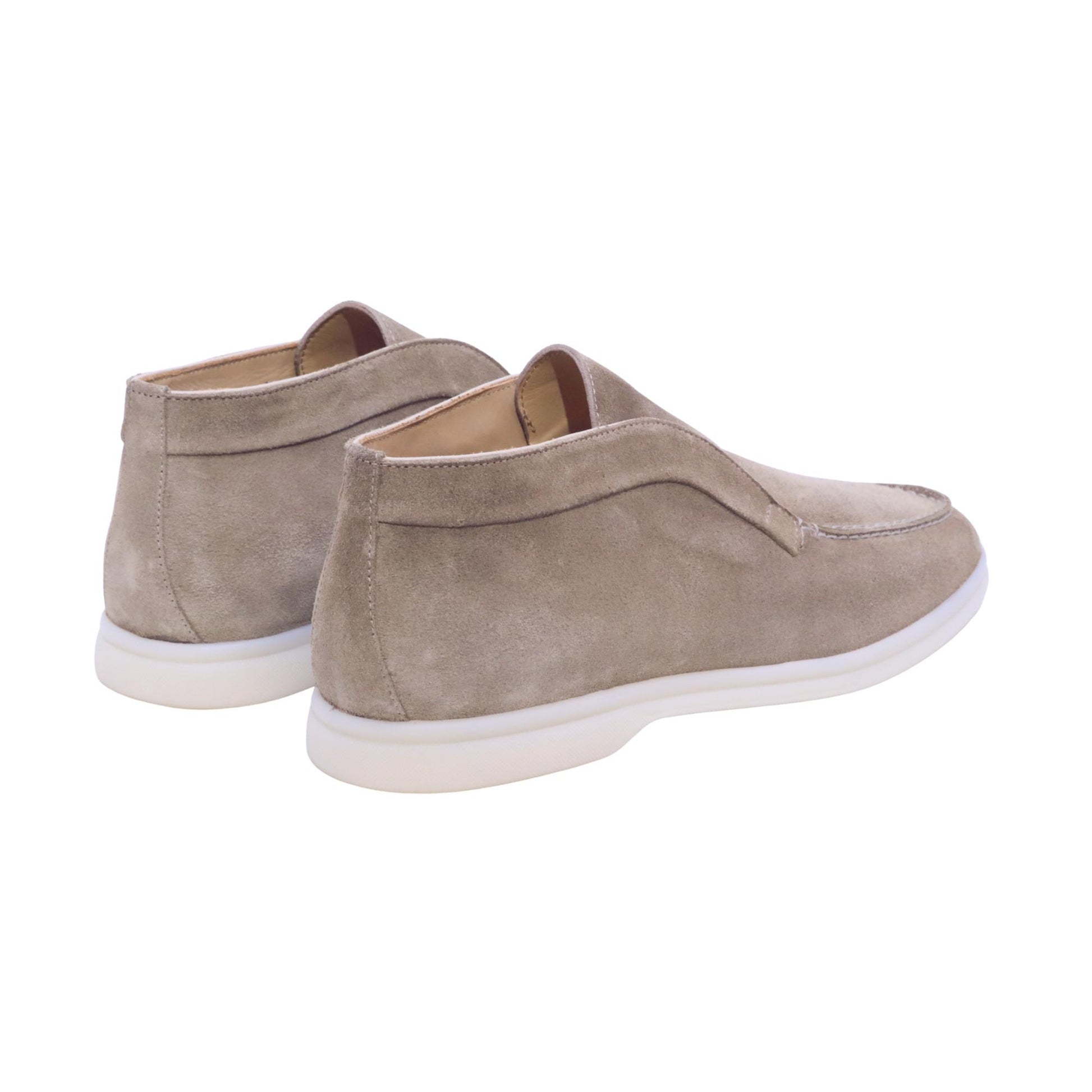 Triver Flight 797-23 Softy Antilope polacchino uomo in camoscio taupe 