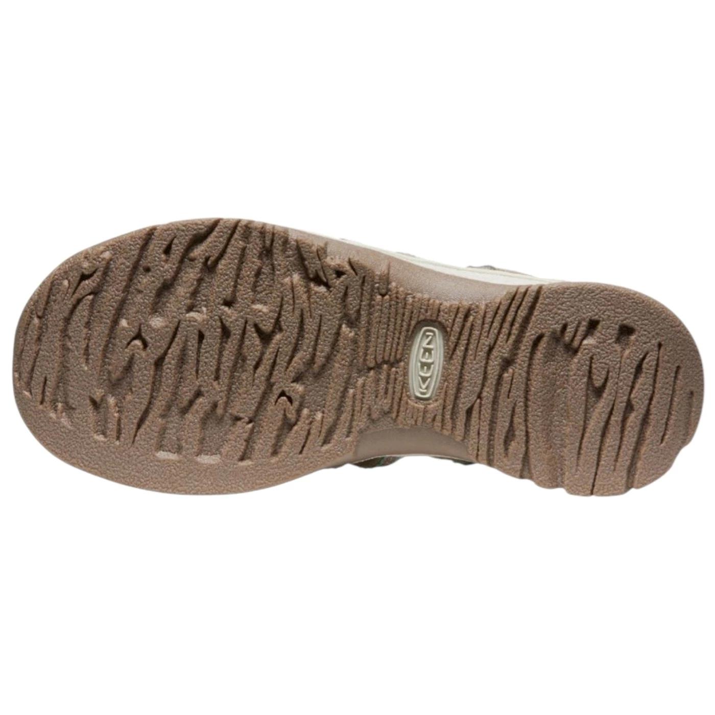 Sandalo donna Keen Whisper1022810 con elastico bianco e corallo 