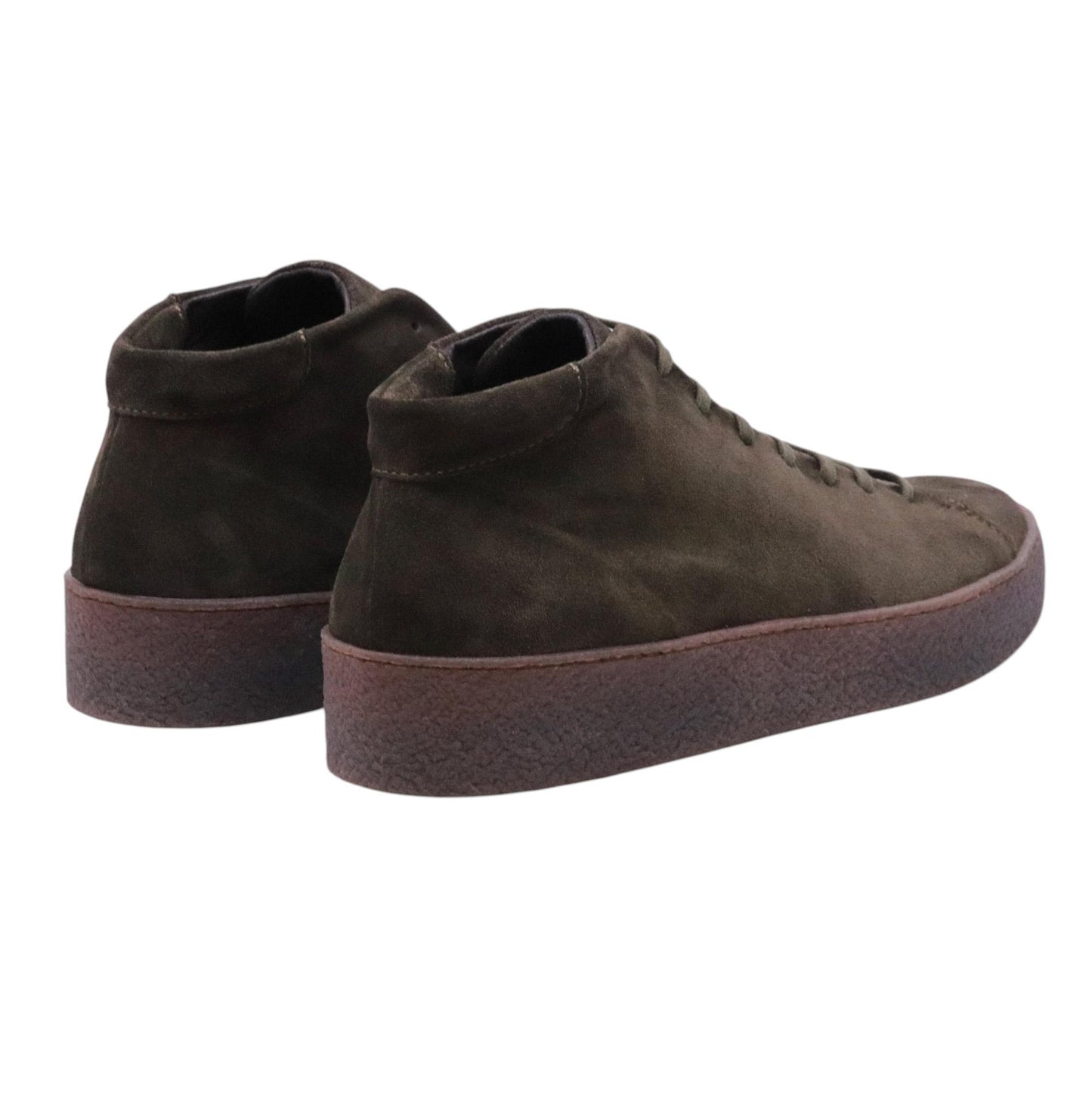 Pawelk's 25451 senaker da uomo in camoscio marrone militare 