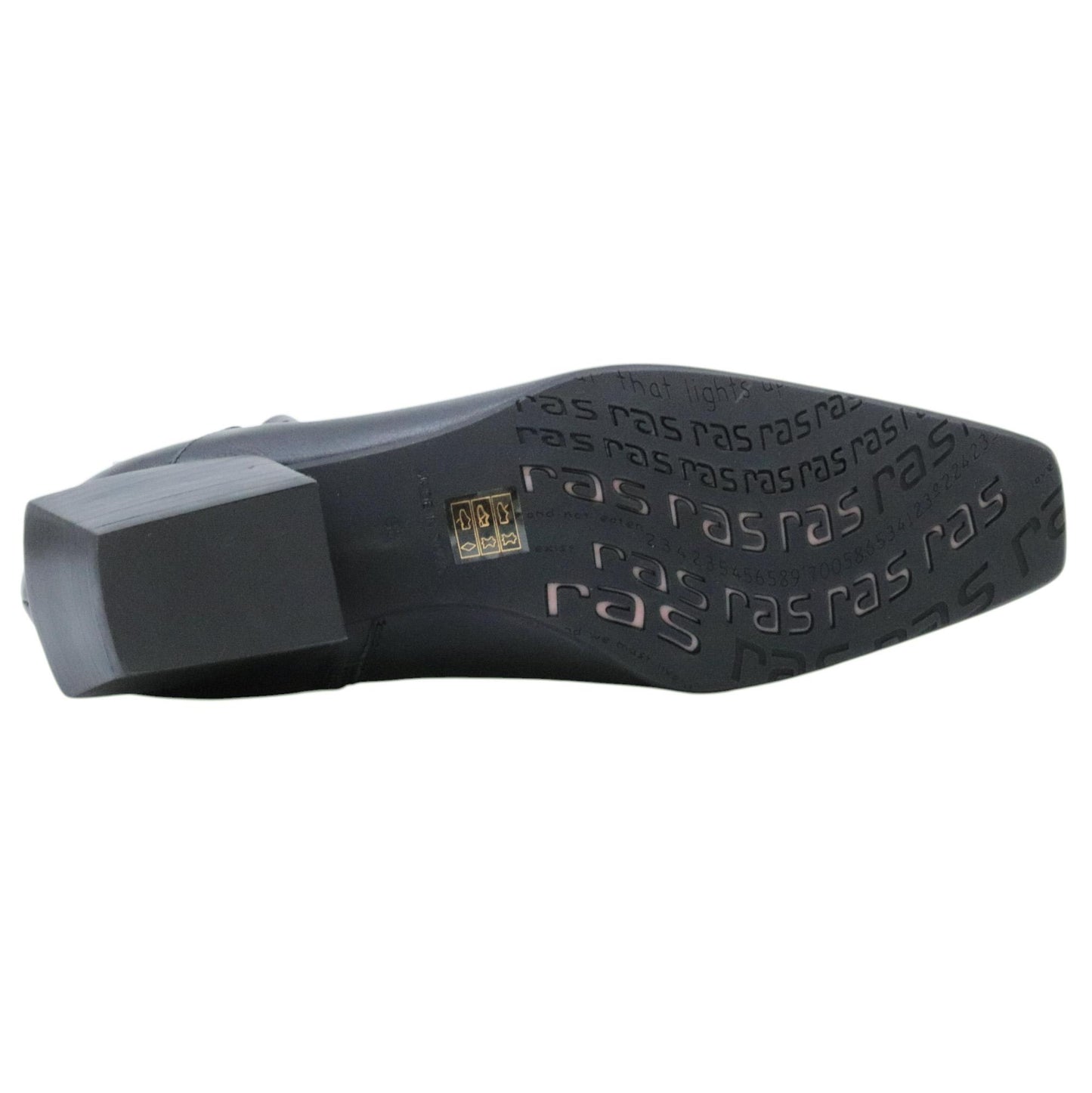 Ras 8260 stivaletto donna pelle nera 