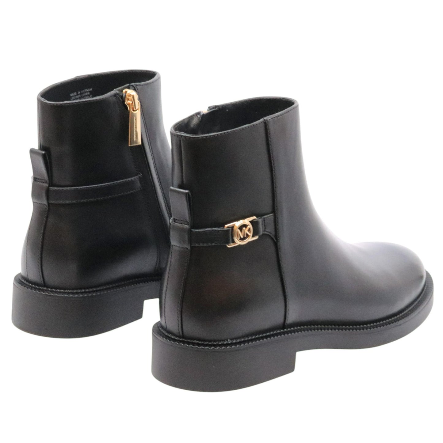 Michael Kors Mandy Bootie stivaletto donna in pelle nera 